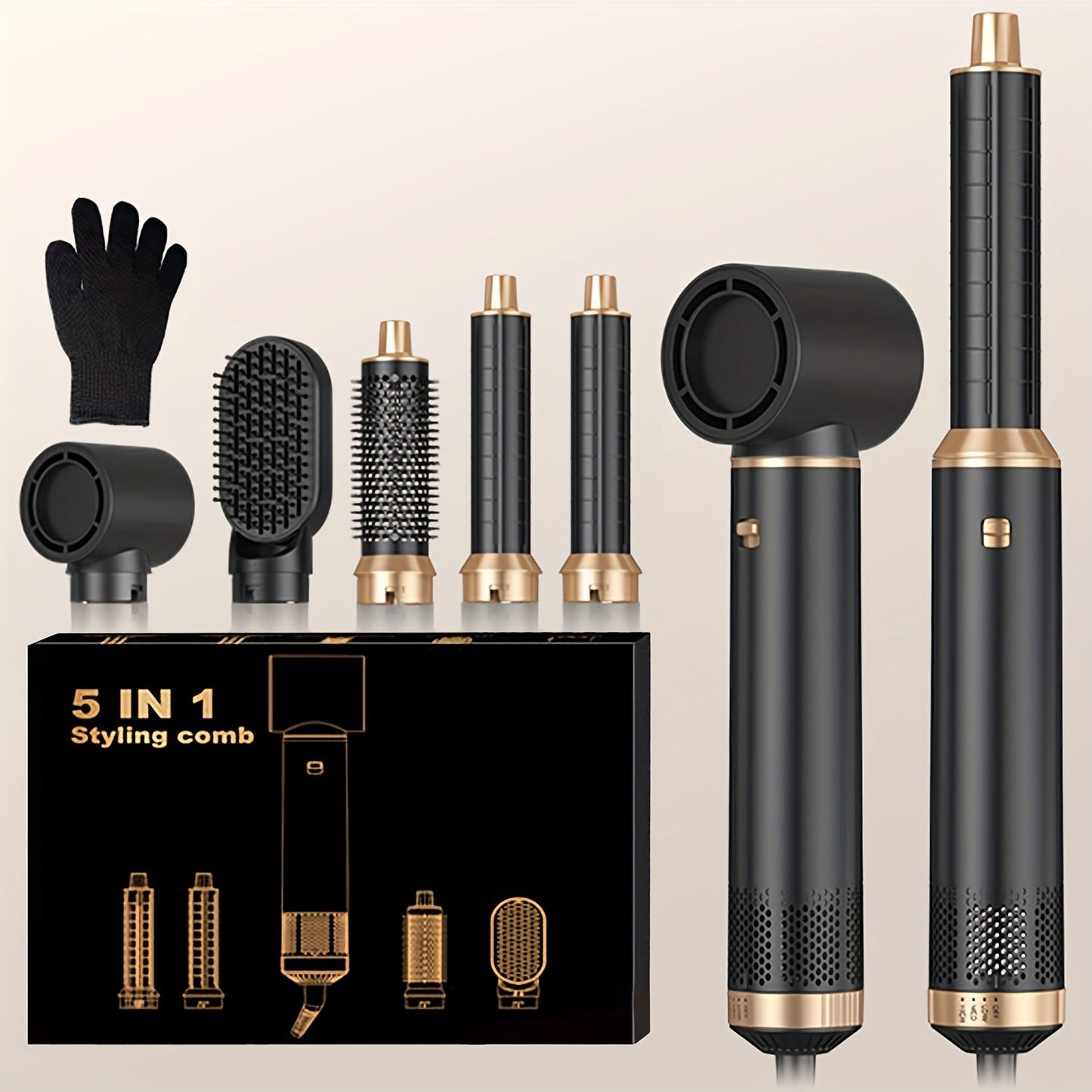 AUGUSDEA SilkForm™ Women’s 5-in-1 Hair Tool – Quick Drying, Curling & Volume - TrendAura