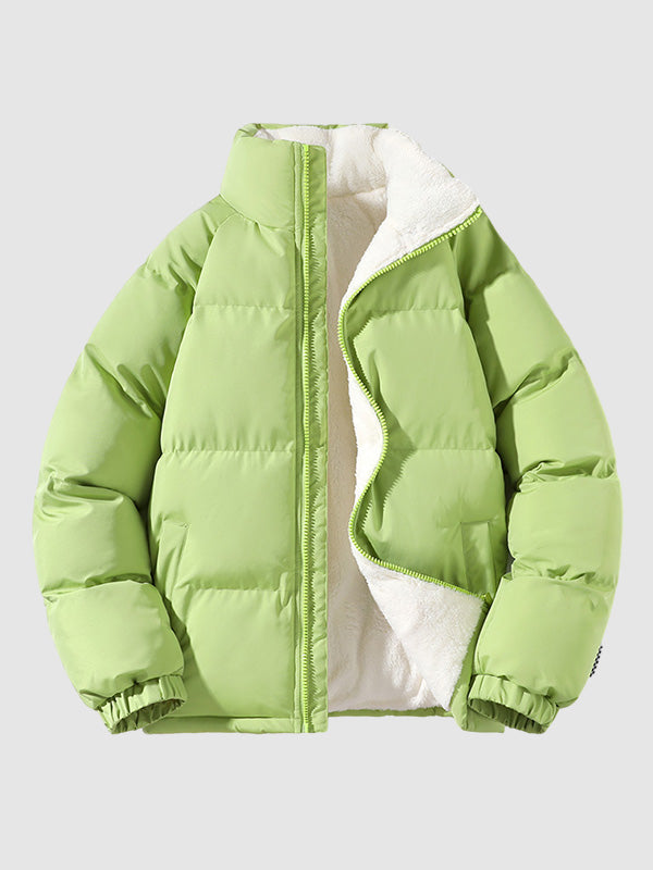 Eloura-Moda | Fleece-lined puffer jacket