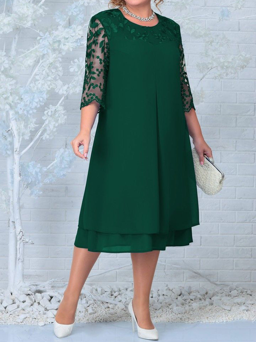 Gracie | Elegant Embroidered Dress – Delicate Elegance and Timeless Style
