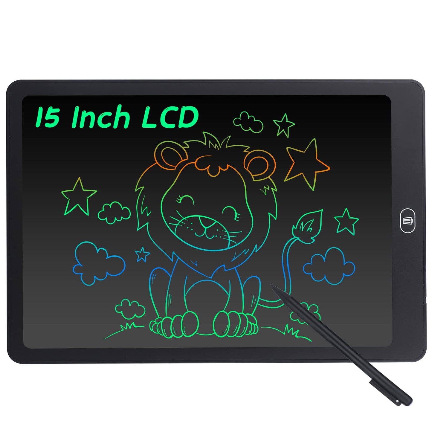 15-inch LCD Writing Board - Electronic Drawing Board for Children and Adults - TrendAura