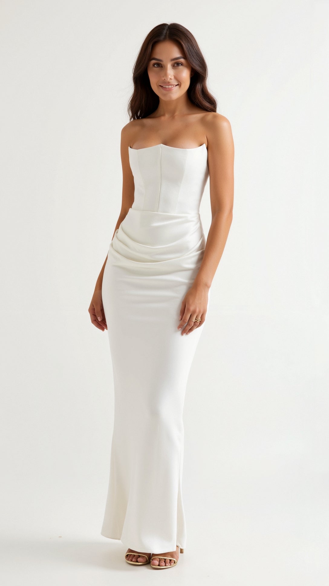 Womens Wedding Guest Dress | Corset Maxi