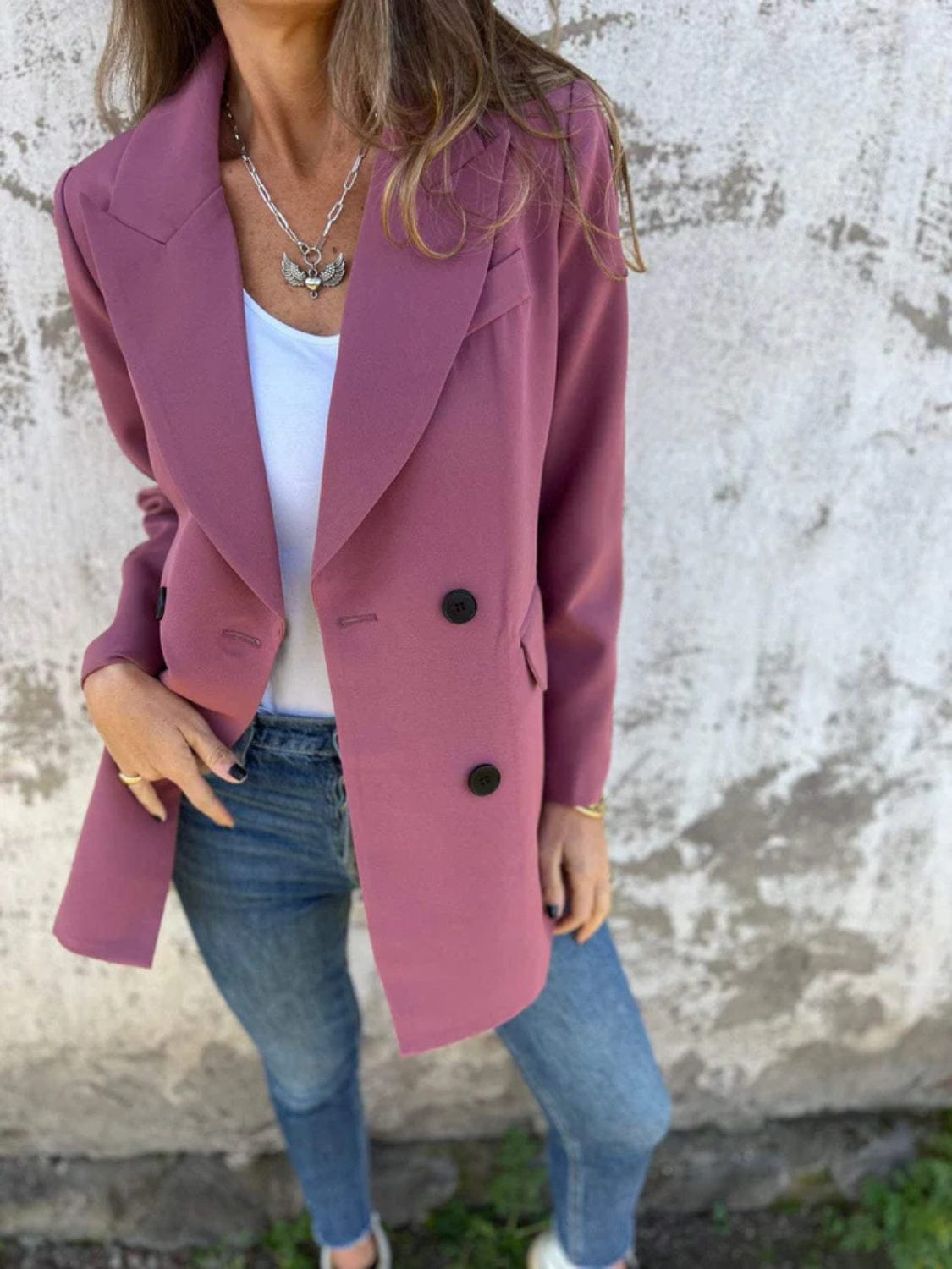 Delphine | Double-Breasted Blazer for Women — Elegance & Confidence