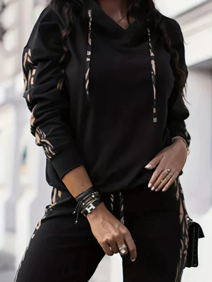 Women's Sporty Striped Tracksuit | Casual Wear