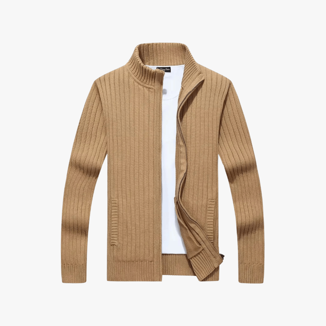 Stylish Ribbed Zip Vest For Men | Trendy