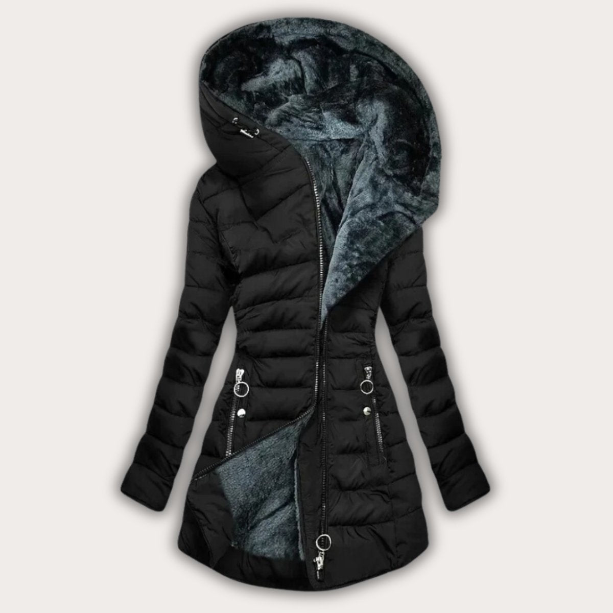 Women’s Puffer Jacket | Asymmetrical