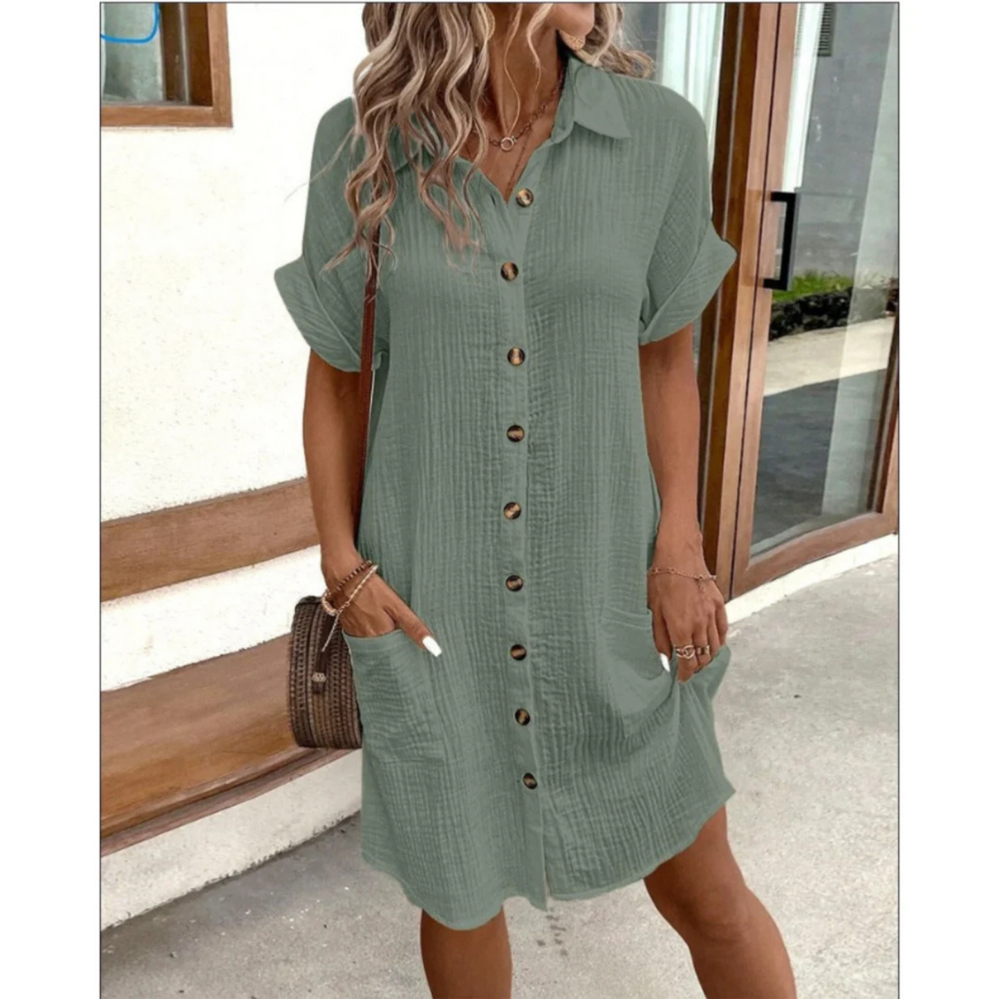 Women Shirt Dress | Chic Style