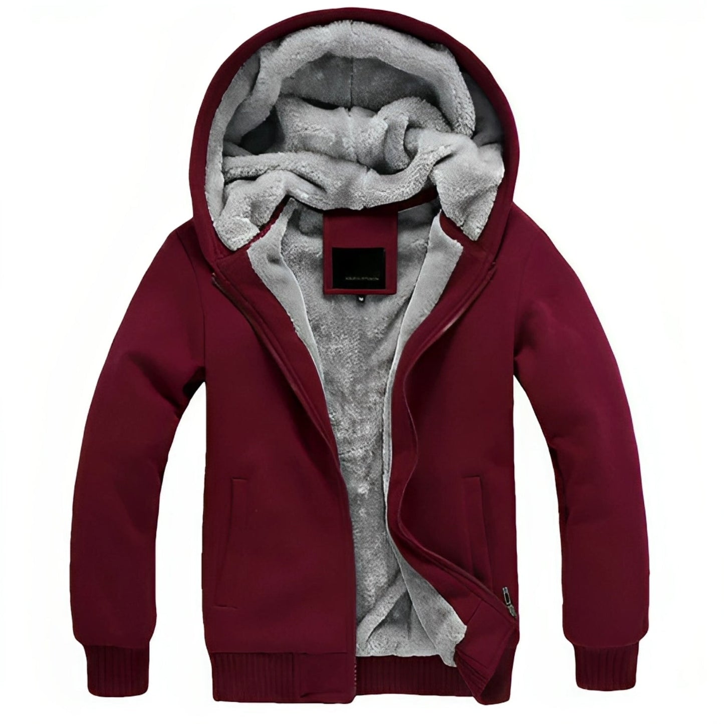 Zip Up Hooded Sweatshirt | Men's Fluffy Vest