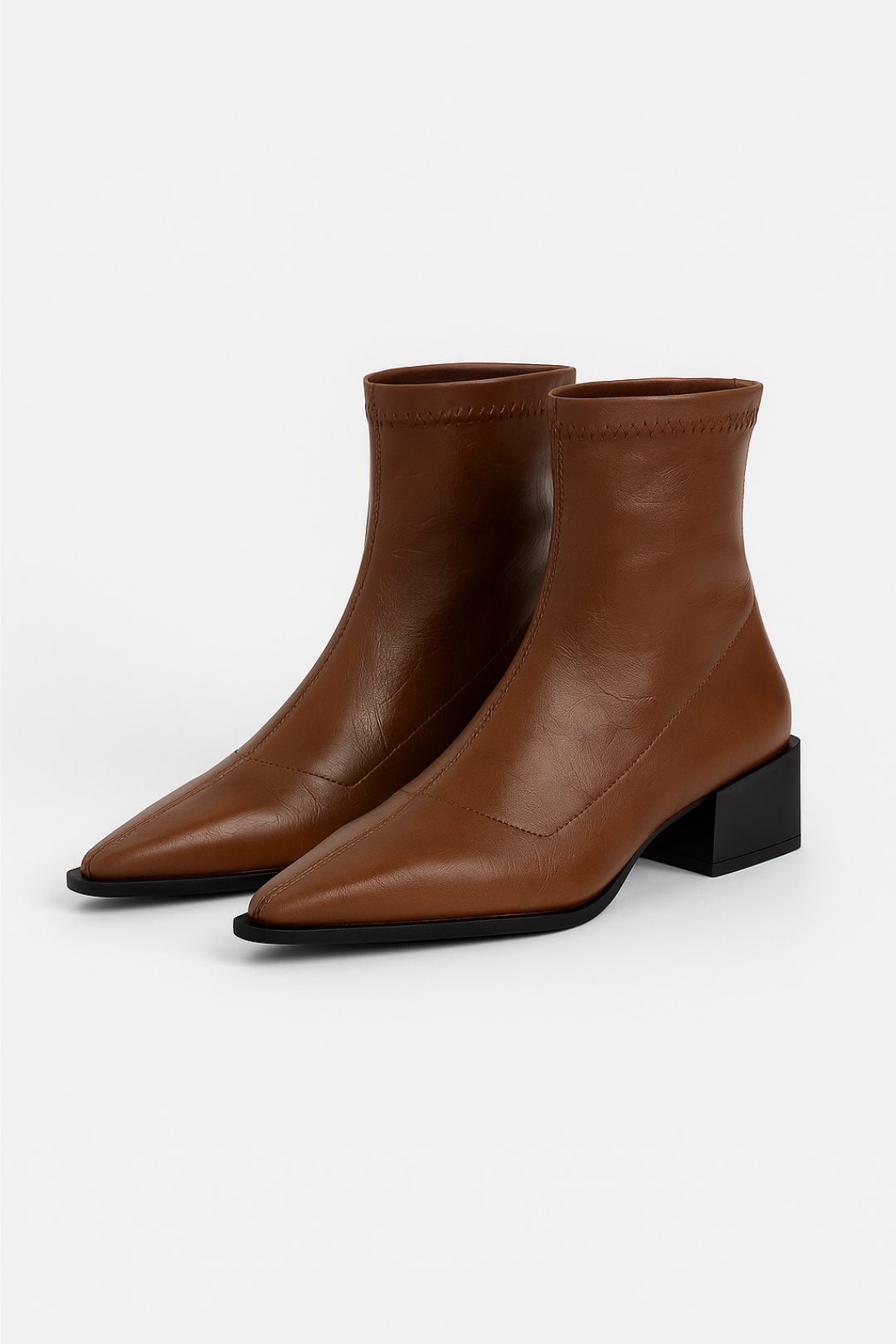 Women’s Metallic Pointed-Toe Boots | Ankle