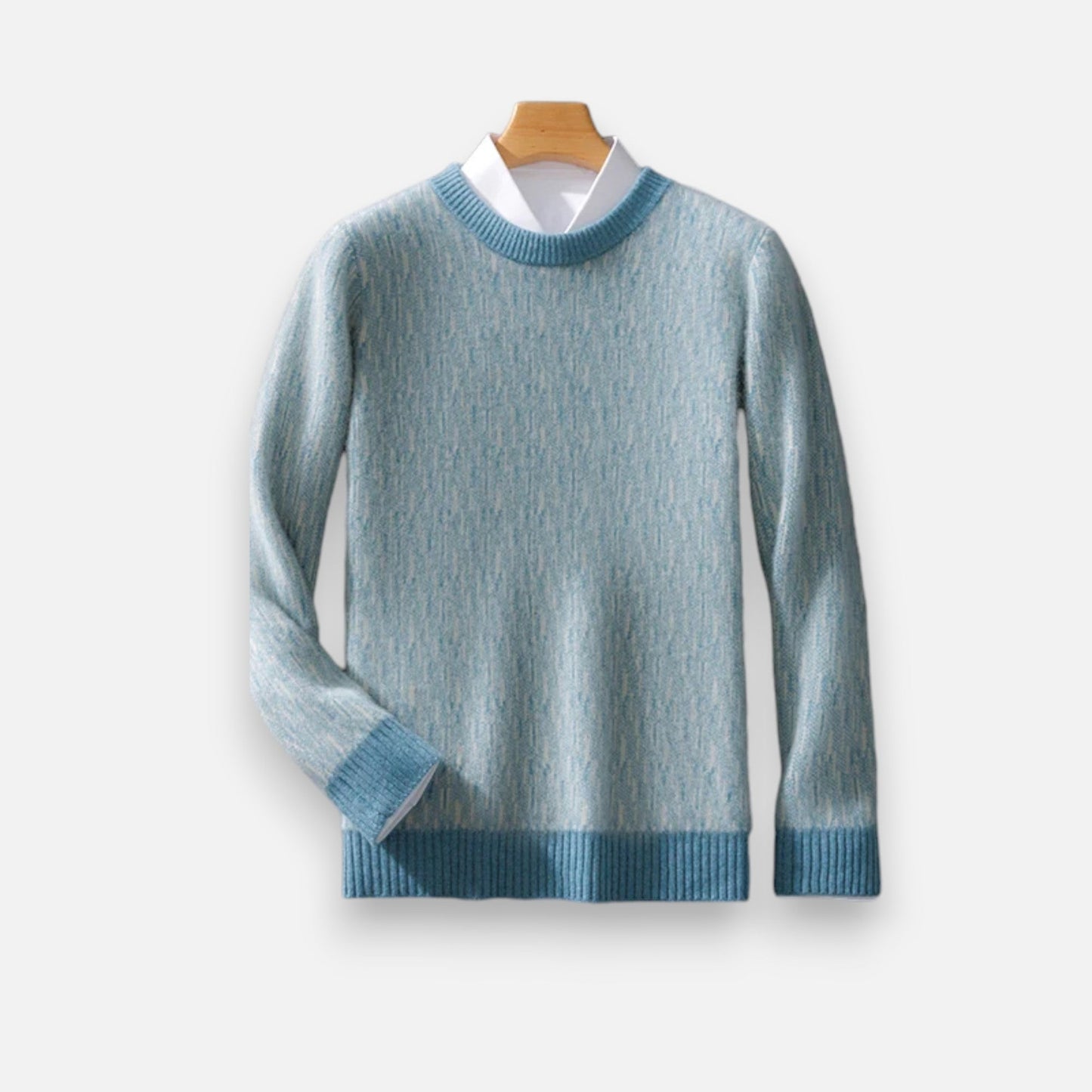Ancient World | Men's Cashmere Sweater Classic Round Neck