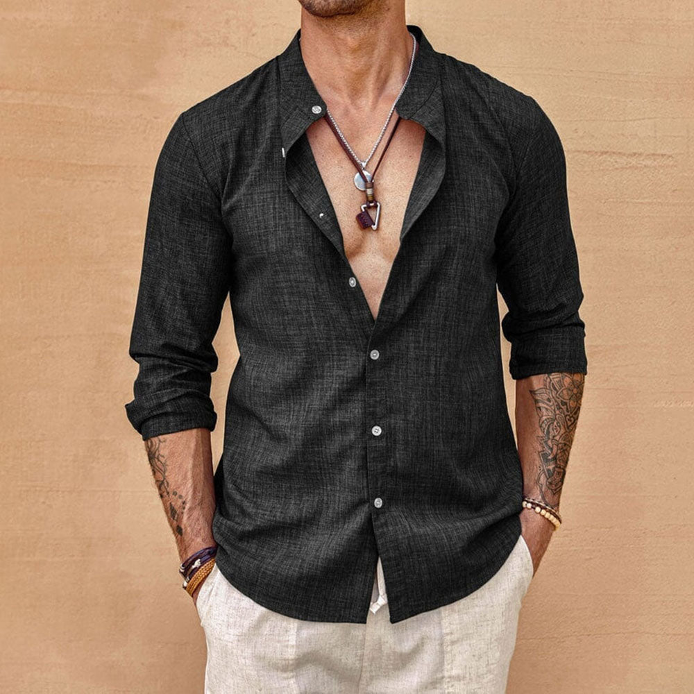 Eberhard | Effortless linen and cotton shirt