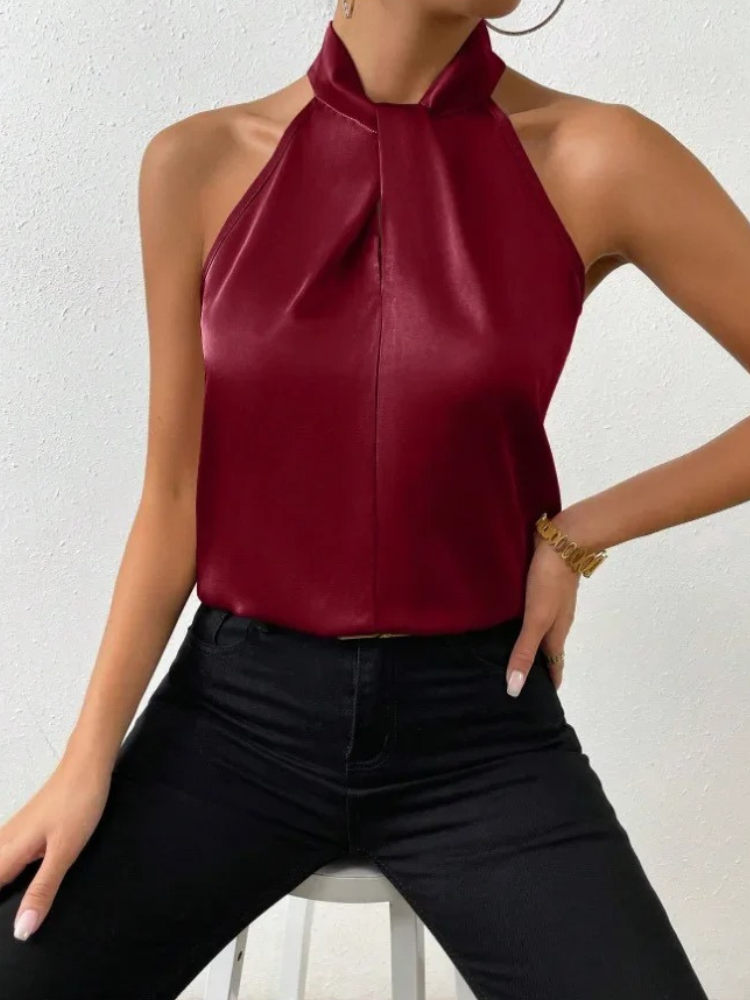 Top camisole in satin