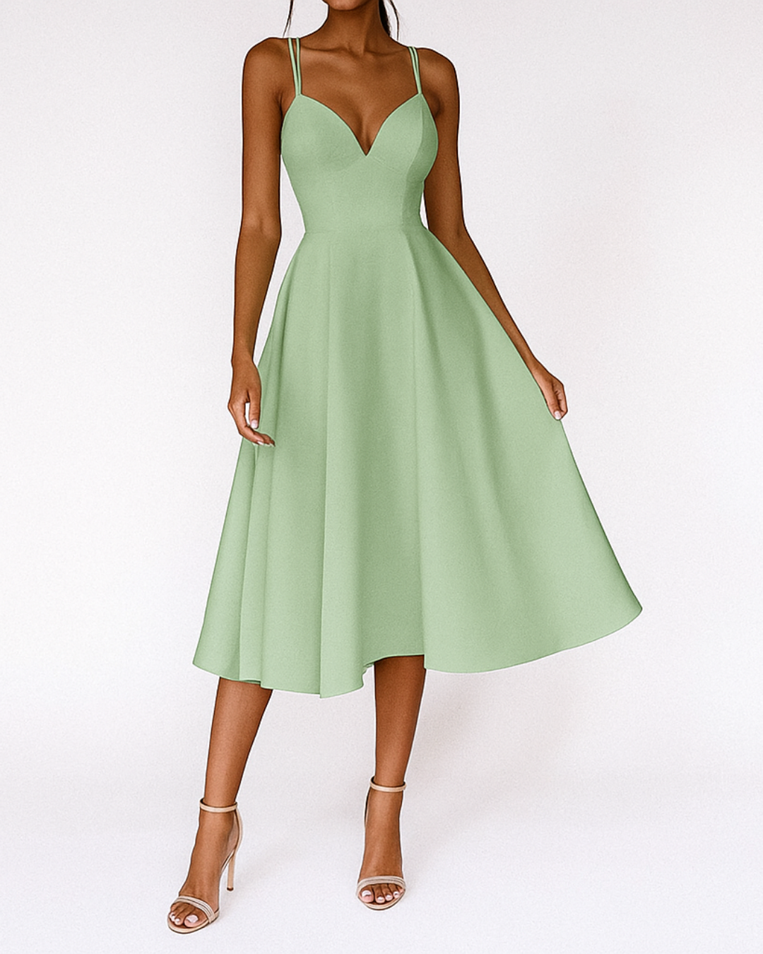 Womens Wedding Guest Dress | Formal V Neck