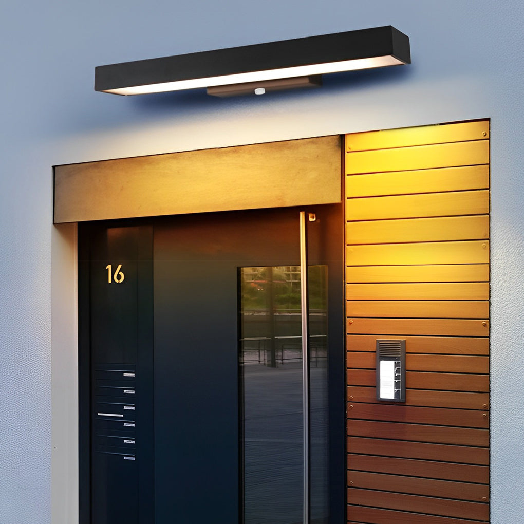 Black stainless steel outdoor wall light
