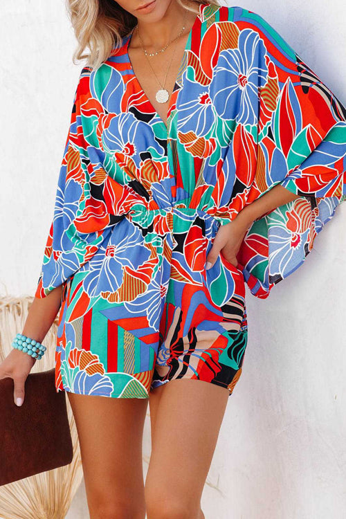 Vacay Vibes - Light printed sleepsuit