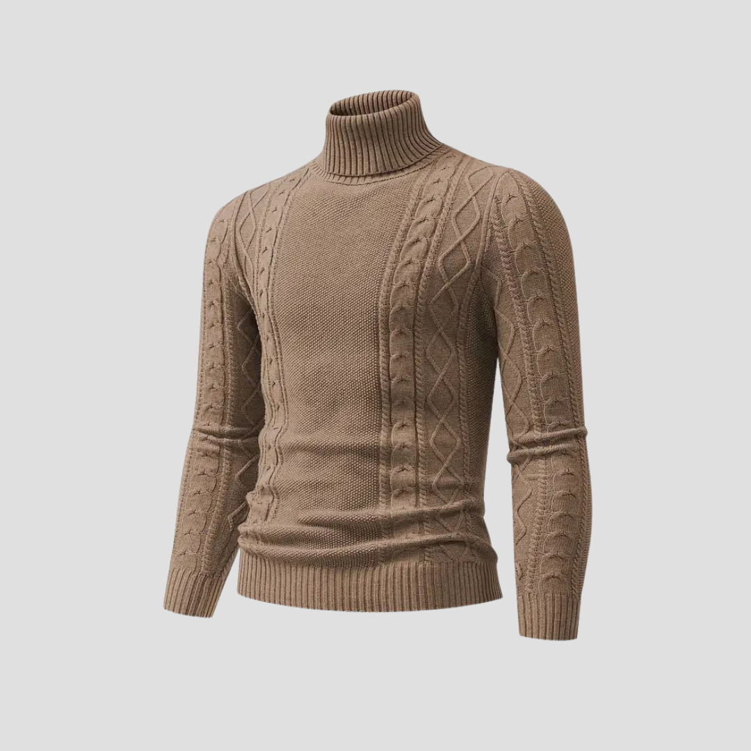 TrendAura | Knitted Turtleneck Sweater