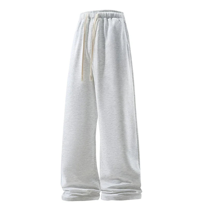 Comfortable men's sweatpants with wide leg
