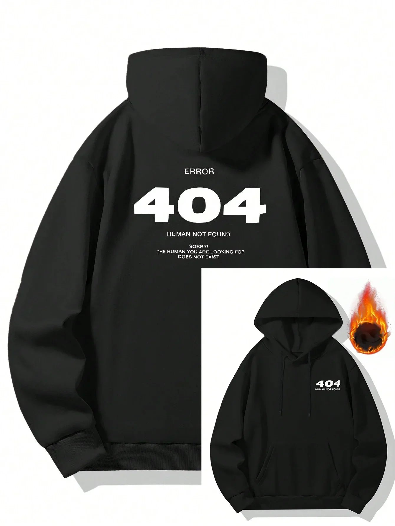 Comfortable men's hoodie with hood