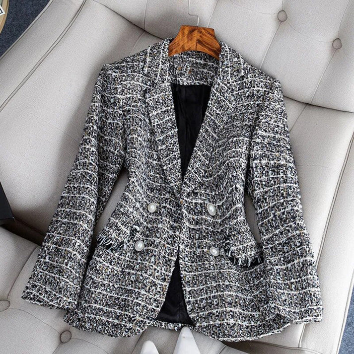 Tweed elegance blazer