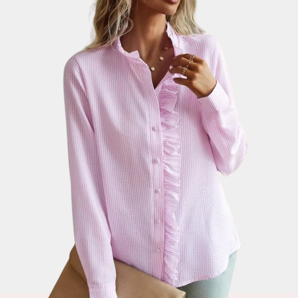 Emilia | Elegant Women's Blouse Striped