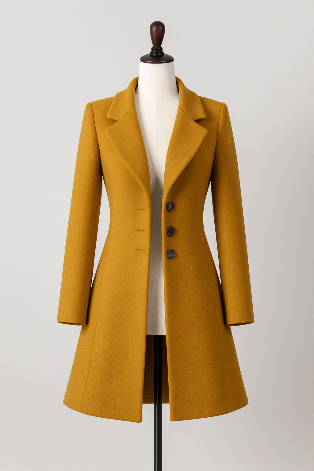 TrendAura | Women’s Elegant Long Wool Coat