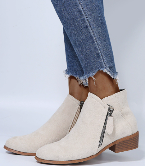 Women's Orthopedic Ankle Boots | With Side Zipper