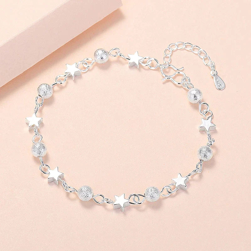 Women's bracelet with star charms - TrendAura