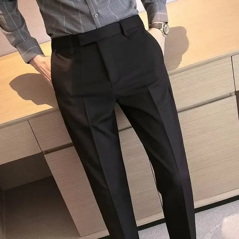 Elegant men's suit trousers