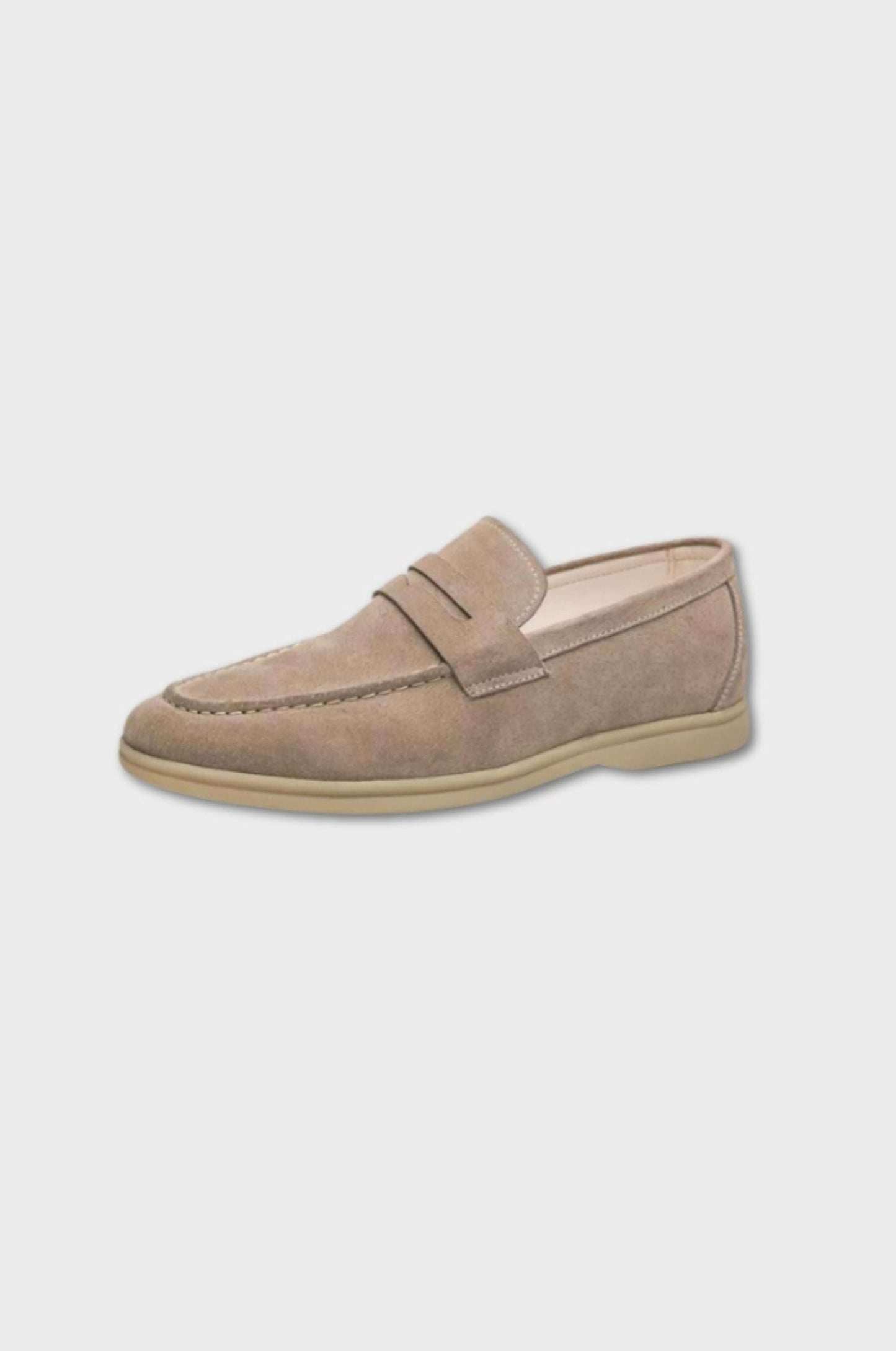 Elegant suede moccasins for men