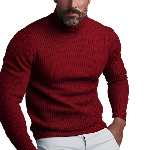 Elegant turtleneck sweater - Turtleneck sweaters for men - Luxurious and versatile