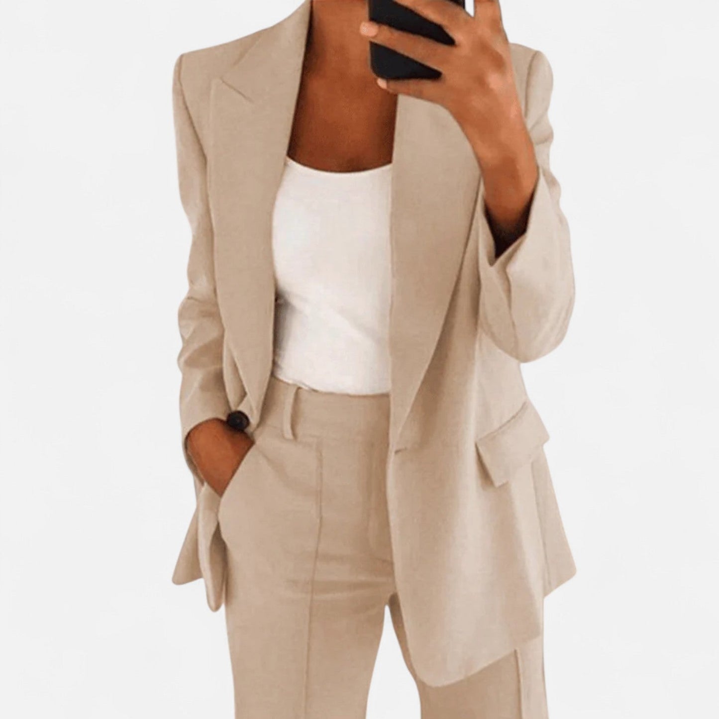 Ancienne Monde | Elegant Two-Piece Suit for Women – Structured Sophistication and Modern Feminine Power