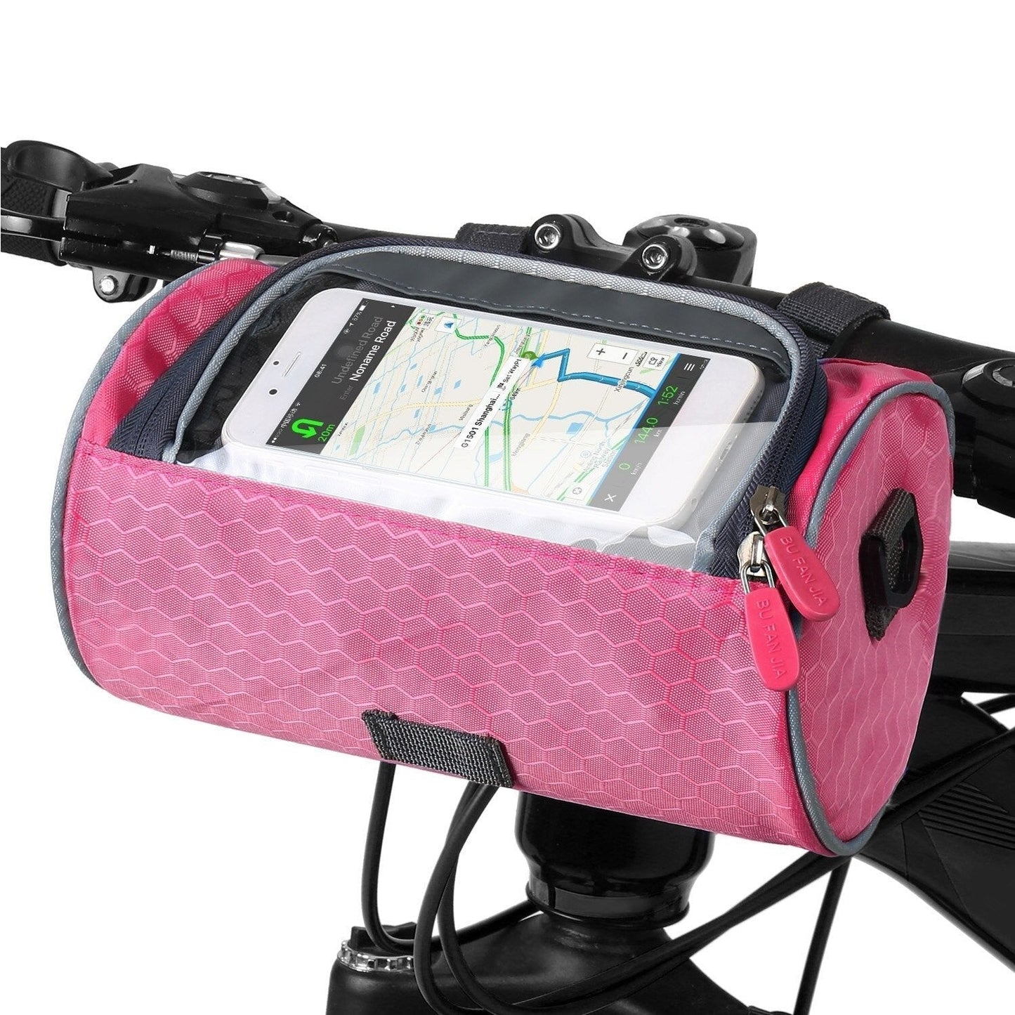 Bicycle bag with touch screen - splash resistant & multifunctional - fits all bikes