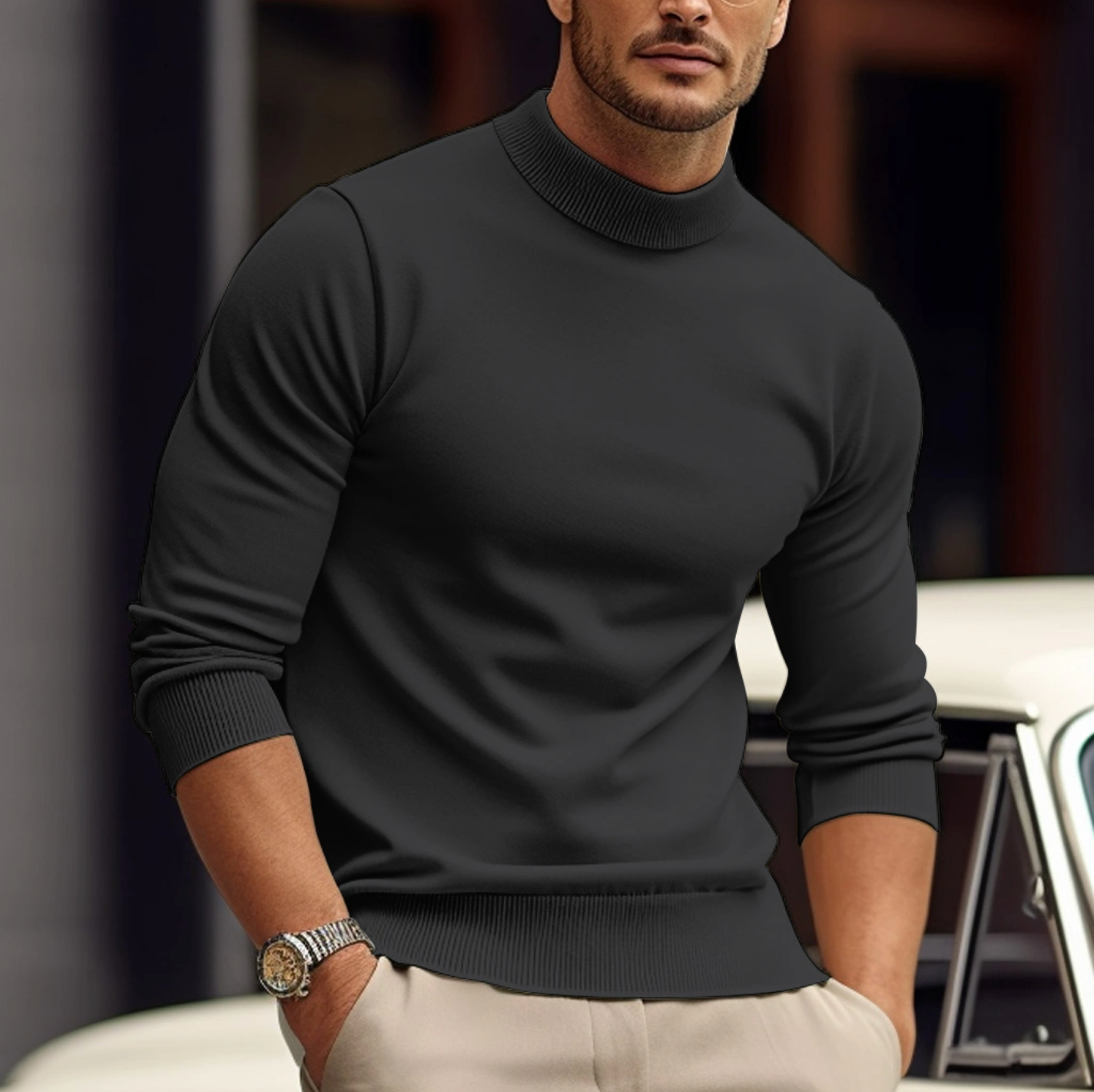 Eloura-Moda | Men’s Sweater Made of Soft Cotton