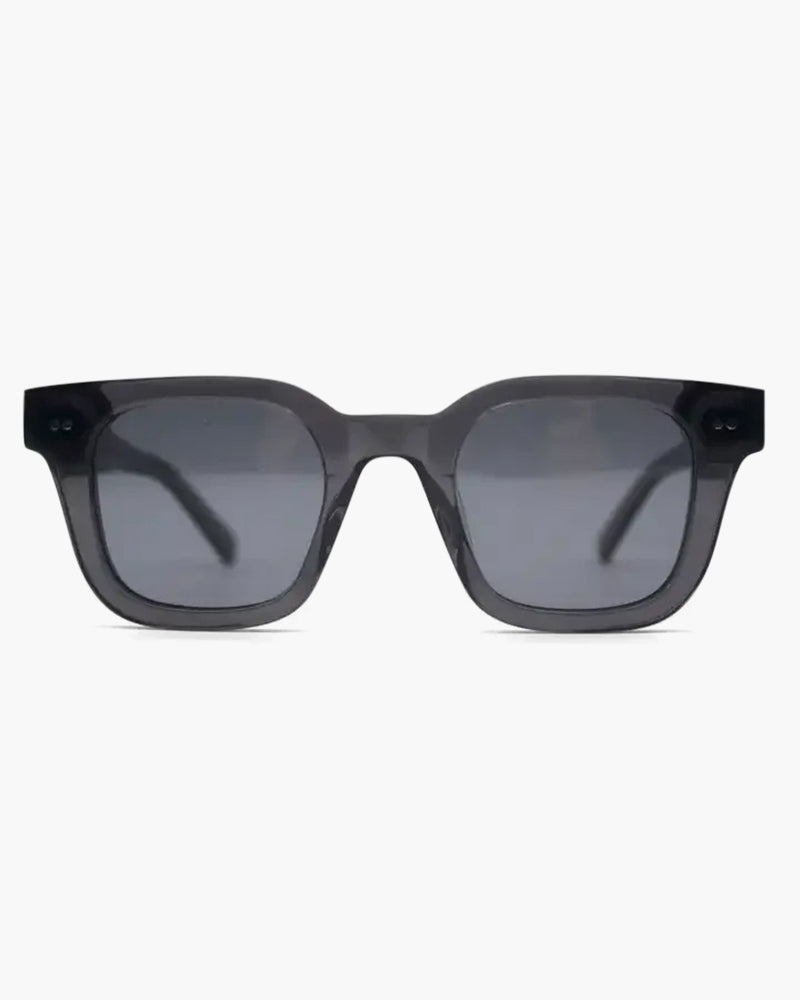 Caleb – Retro Square Sunglasses for Men with UV Protection Gray - TrendAura