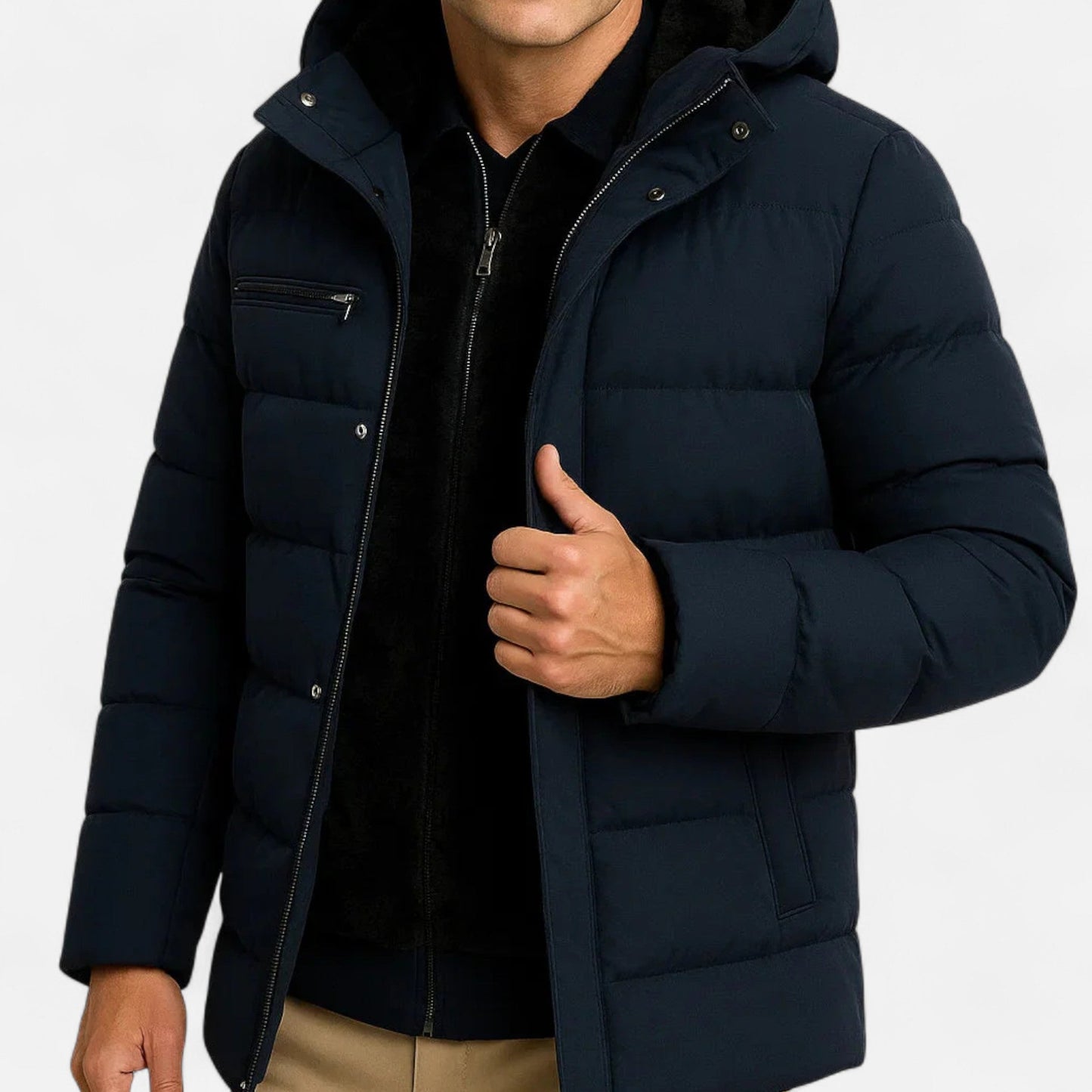 Ancienne Monde | Thick Winter Coat Lined with Fleece – Timeless Elegance and Warmth