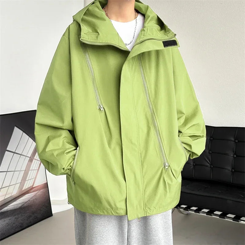Waterproof jacket with hood