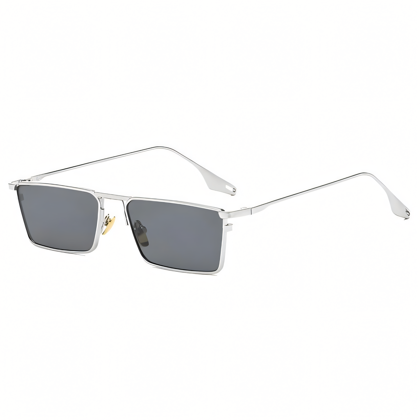 Rectangular Sunglasses with UV400 Protection