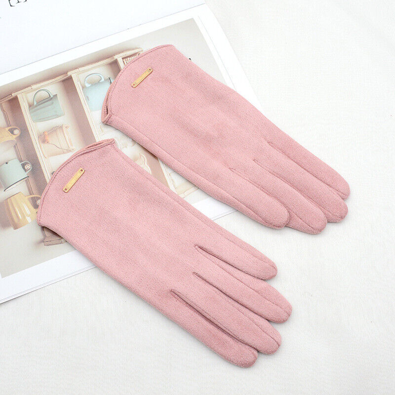Classic suede gloves with lining