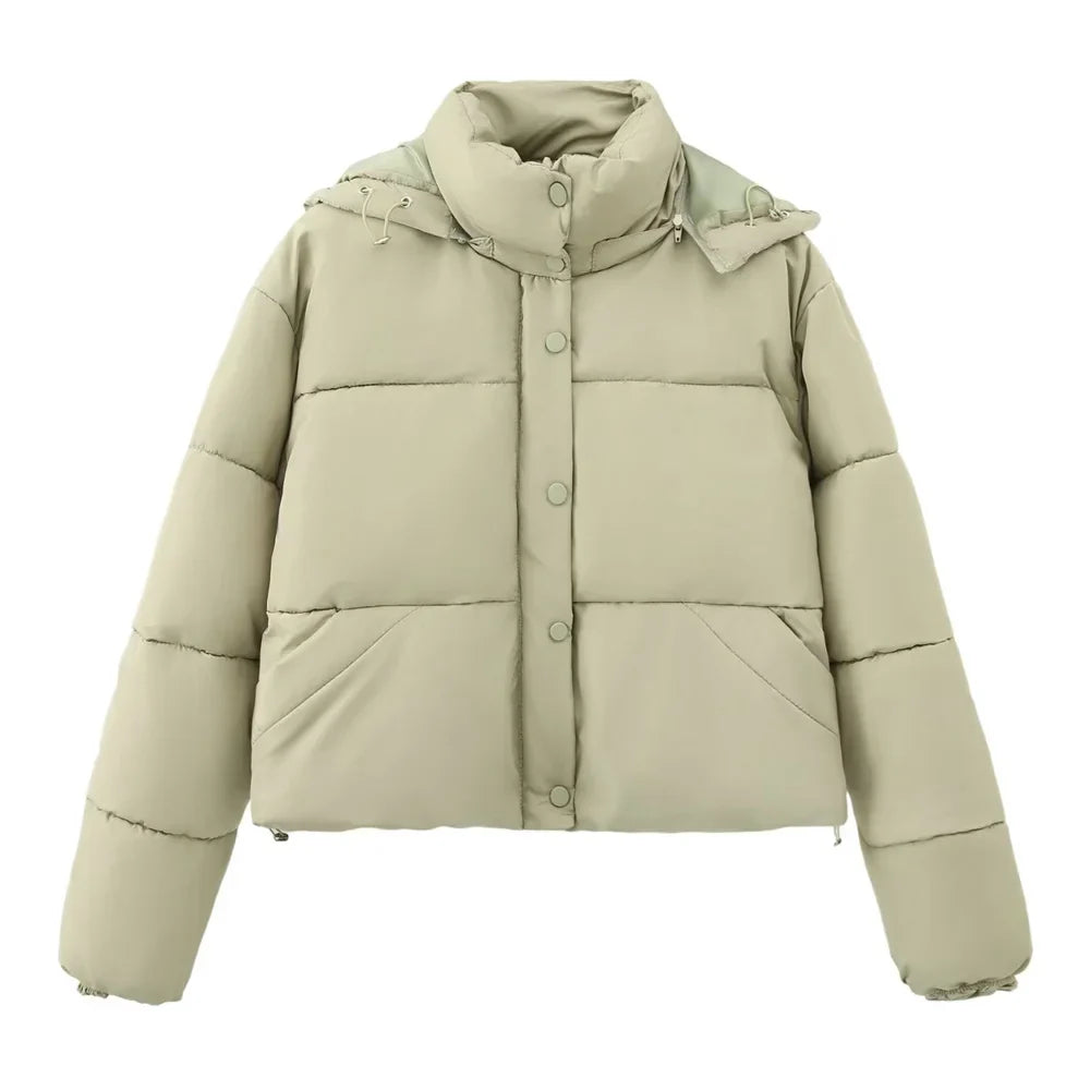 Women's cotton jacket – Fashionable hooded jacket for autumn & winter