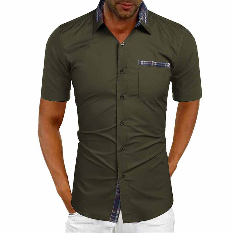 Short-sleeve shirt for men