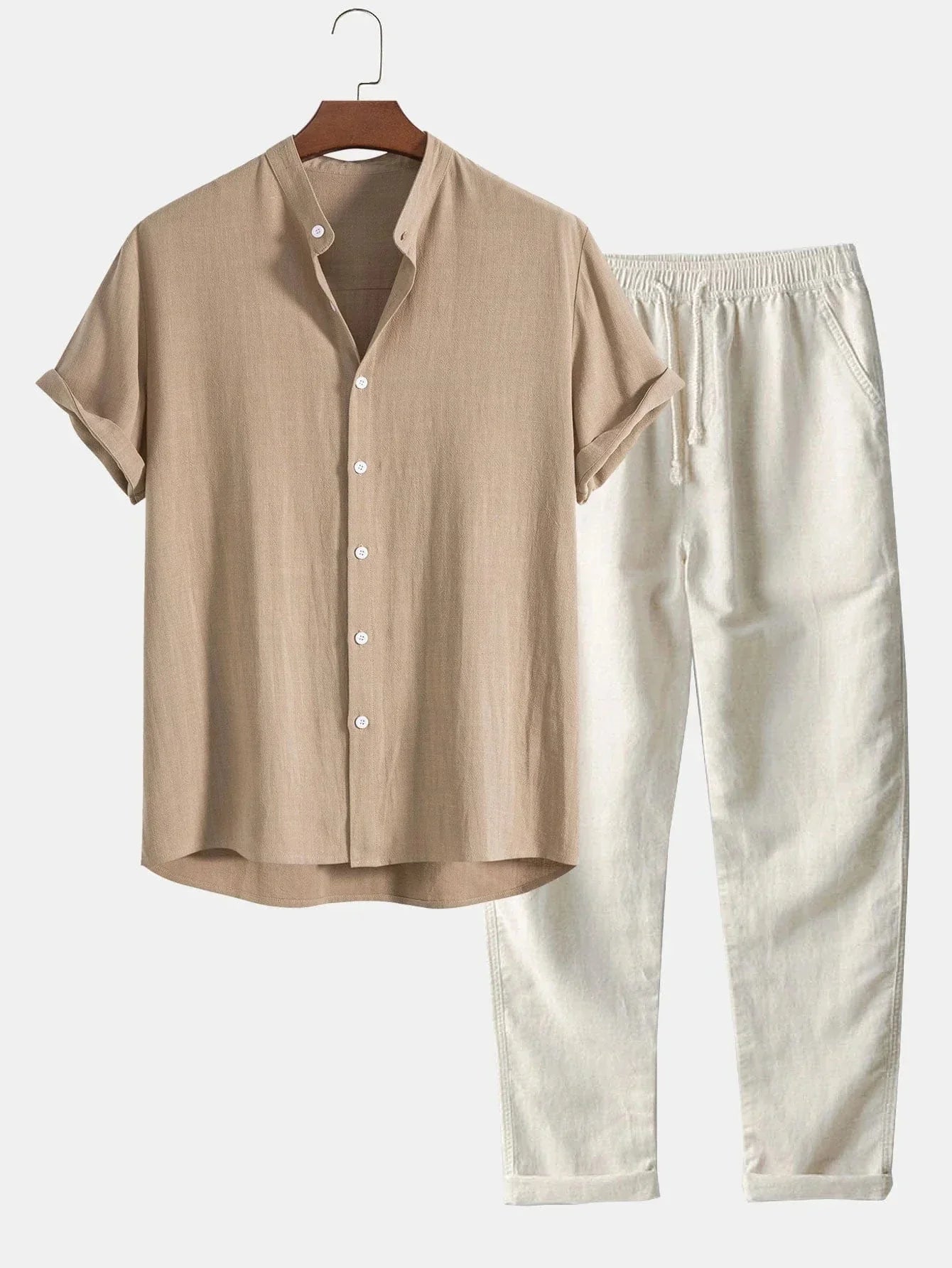 Refined Elegant Linen Outfit For Men