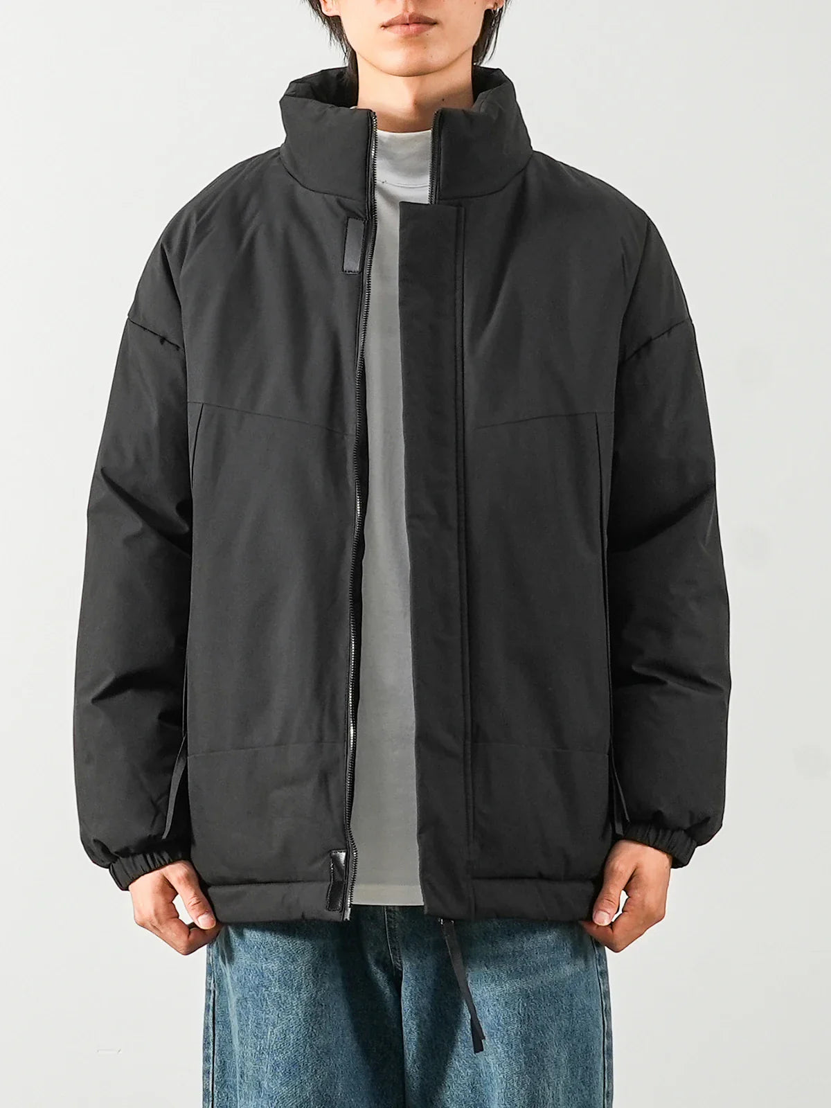 Warm, wind- and water-repellent winter jacket