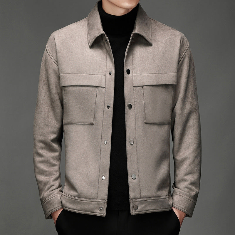 Vicky | Elegant Suede Jacket for Men