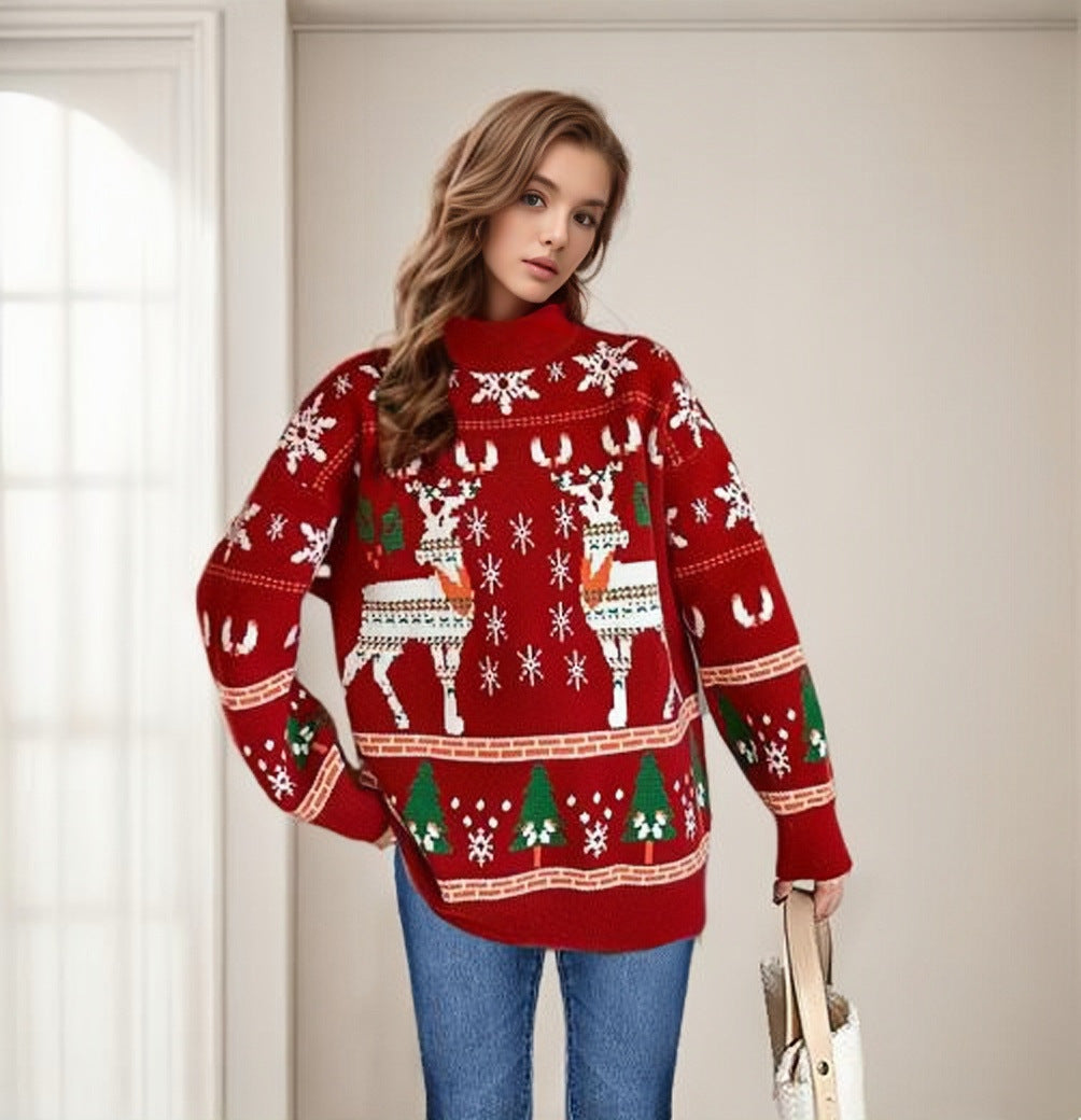 Women’s Winter Christmas Sweater | Stylish Design