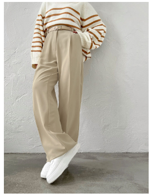 Vera | Comfortable Fabric Pants Women with Straight Cut for Everyday and Office