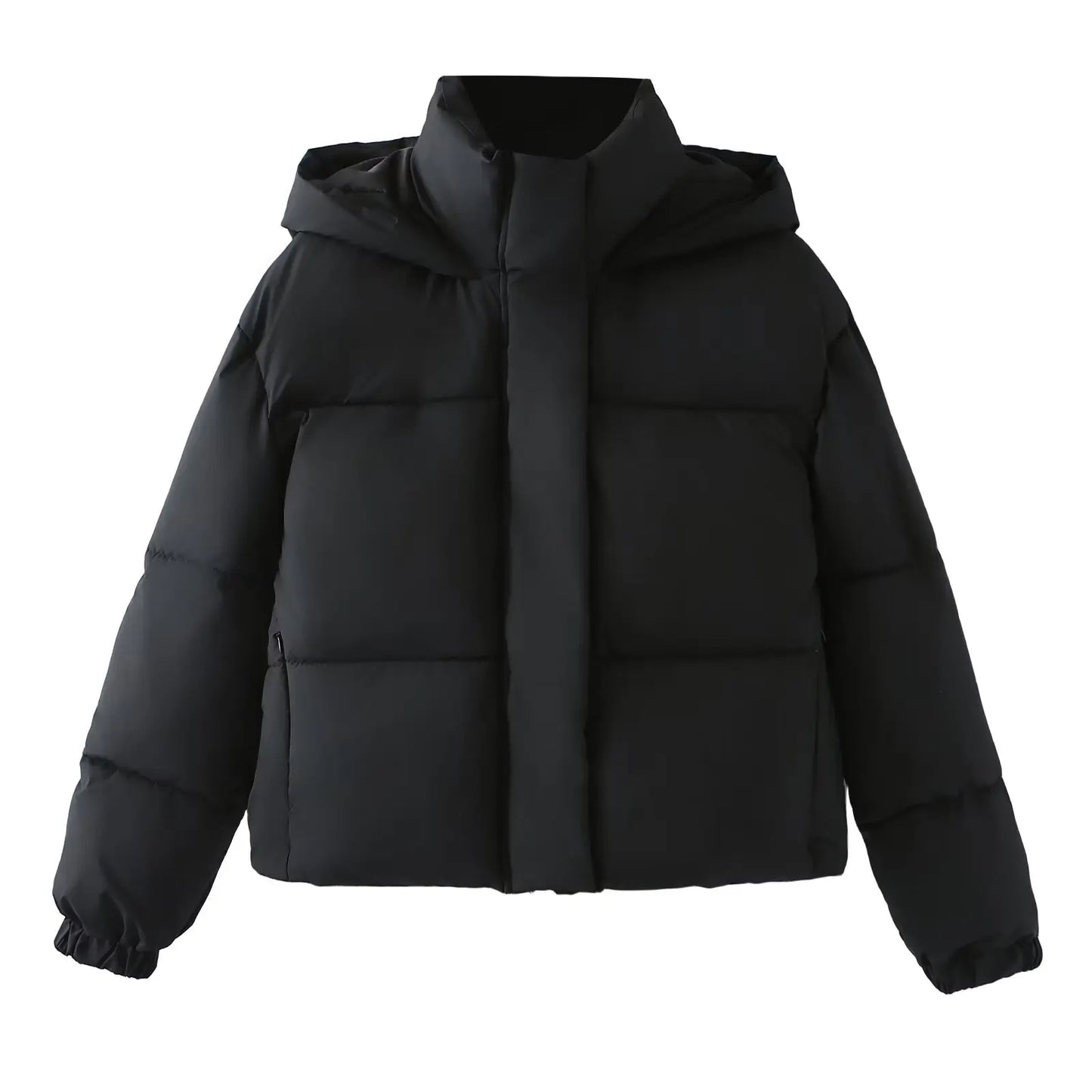 Retro women's jacket with hood