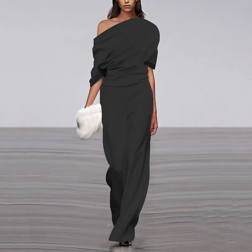 Bea | Elegant Women's Jumpsuit with Off-Shoulder Neckline