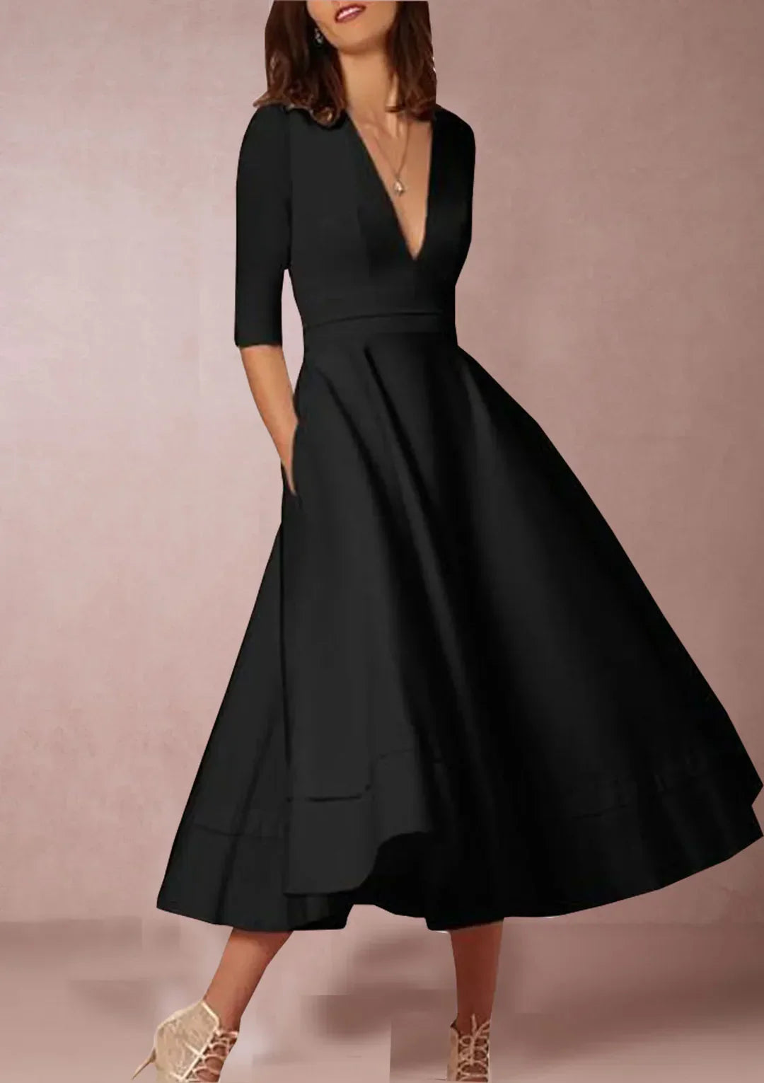 Carla | Elegant Midi Dress
