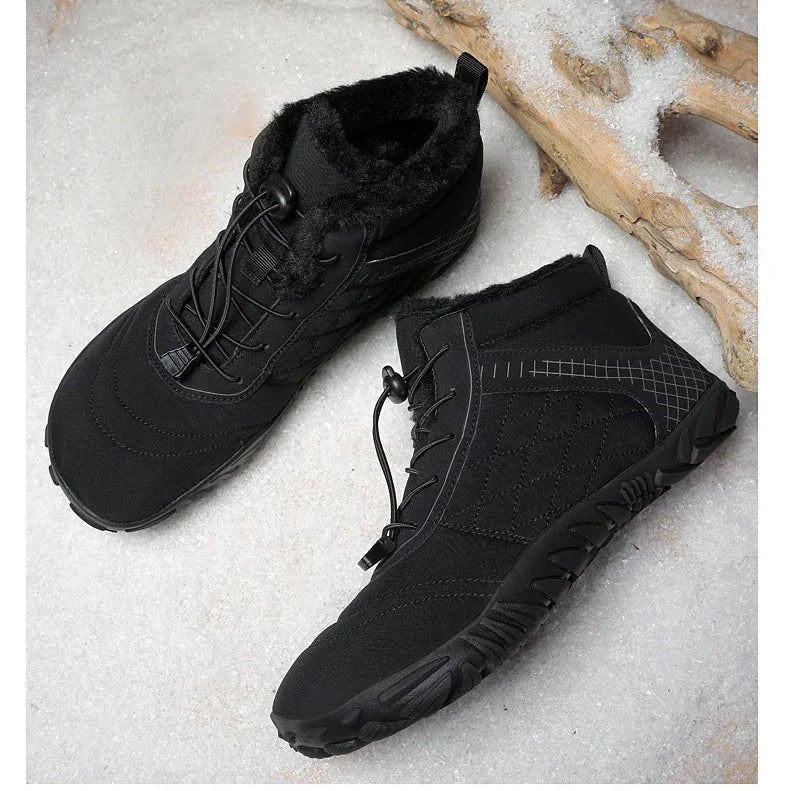 Frost™ | Unisex Winter Barefoot Boots – Waterproof & Warm
