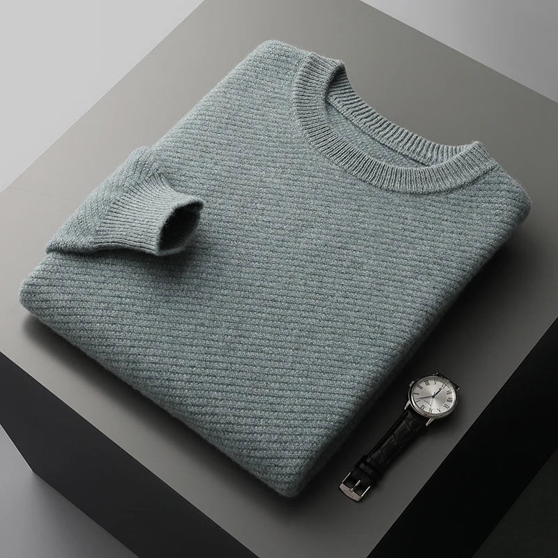 Sweater with Crew Neck for Men