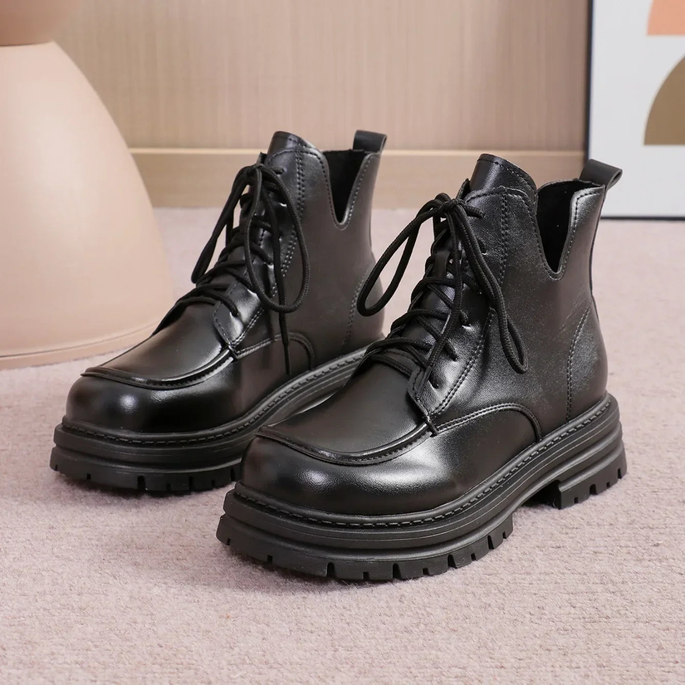 Vena™ | Women’s Winter Platform Lace-Up Boots